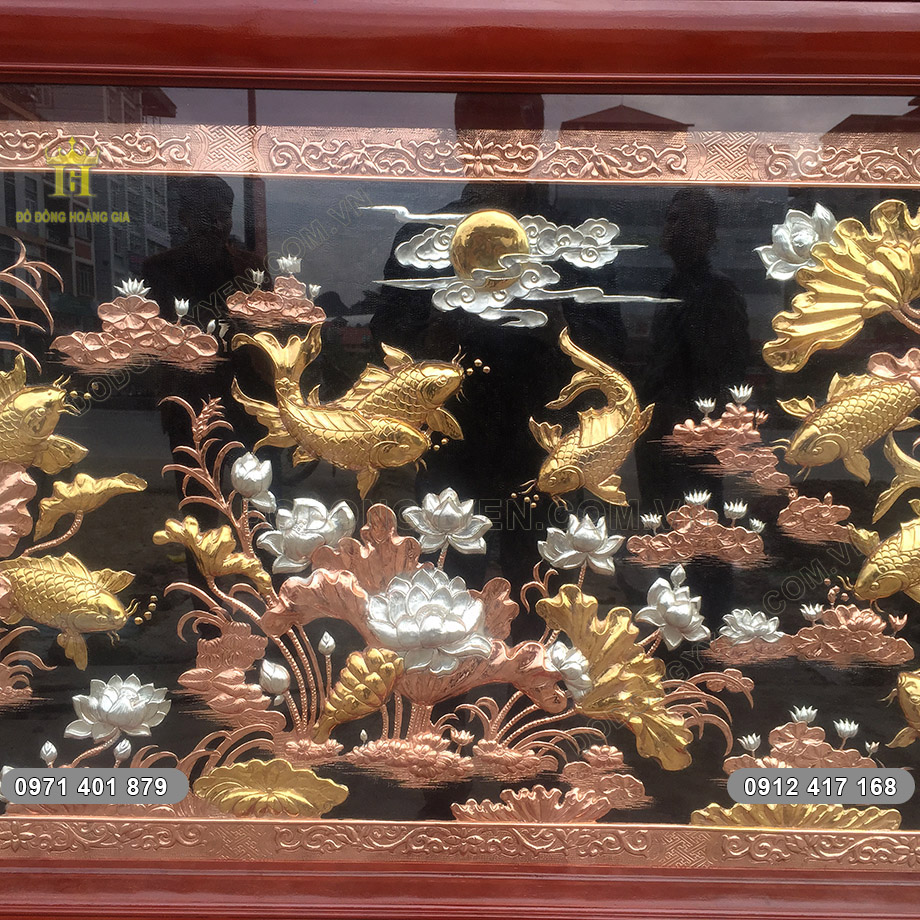 tranh cửu ngư quần tụ